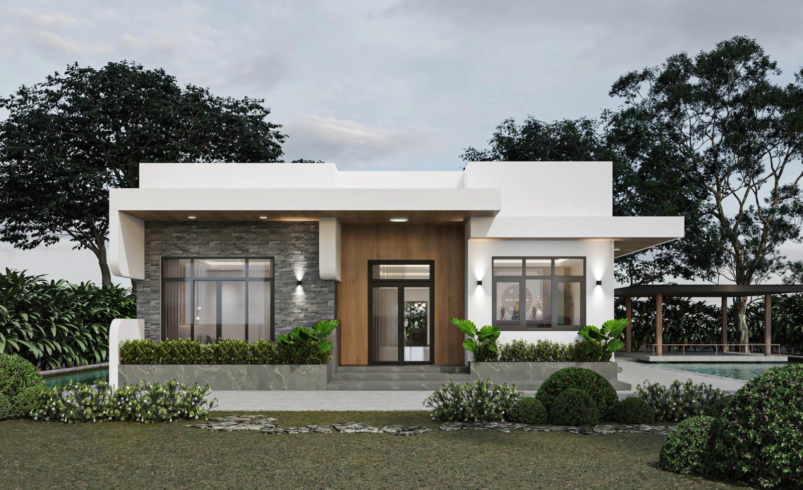 Biệt thự nhà vườn hiện đại tại Bến Tre